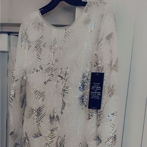 Off white Dress- Size L- BCBG Brand